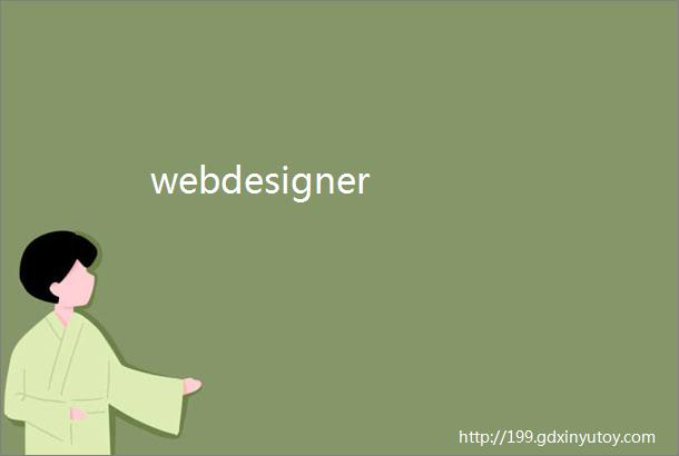 webdesigner